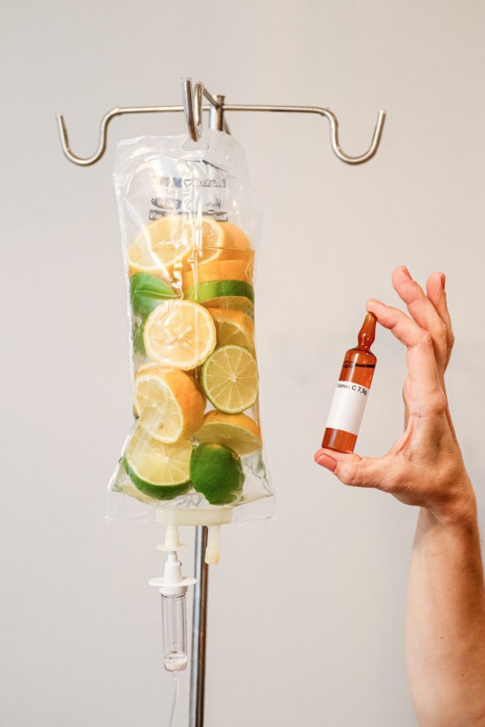 Intravenöse Vitaminbehandlung